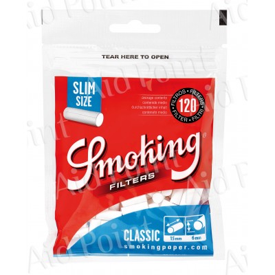 C00014007 SMOKING FILTRI 6mm. SLIM BUSTA 120x30